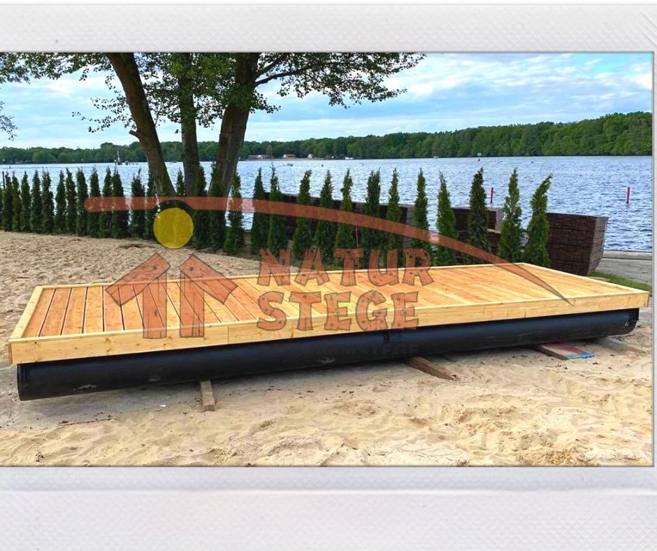 D.03.   Schwimmsteg Modul 6m x 2m mit Holzbelag