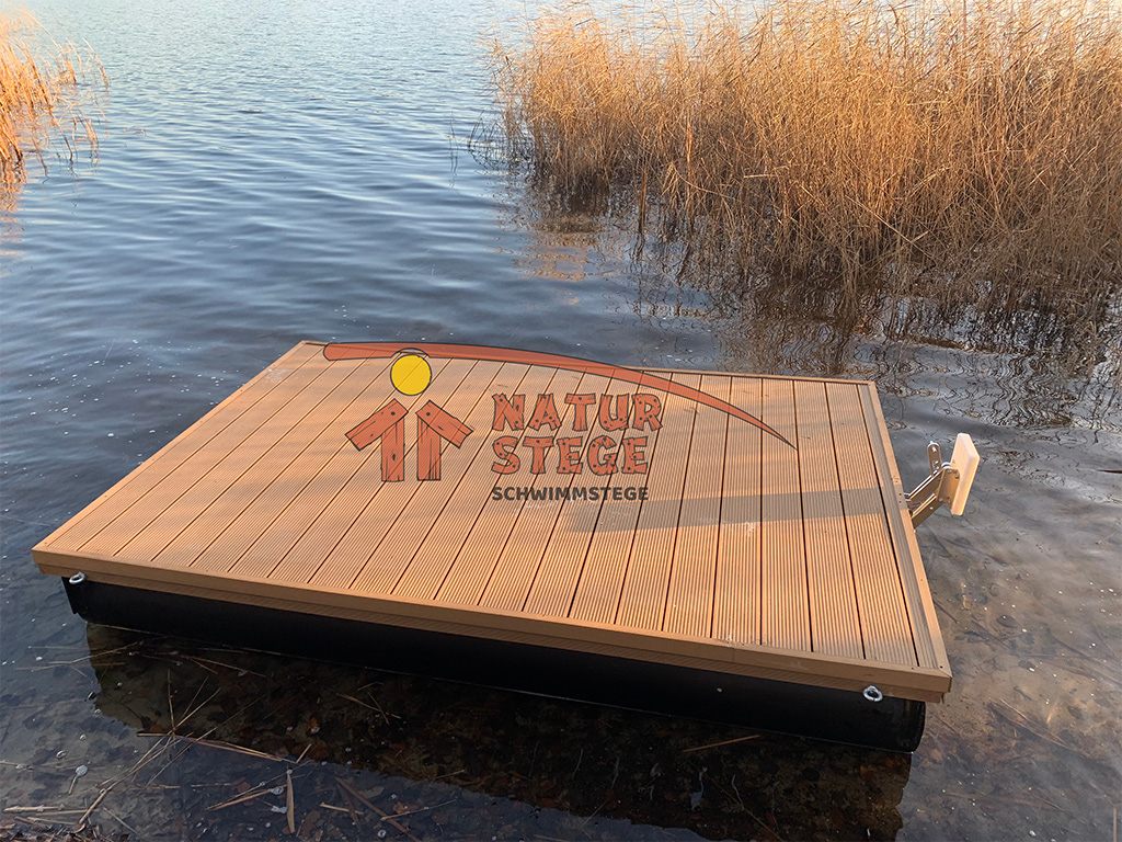 E.02.   Schwimmsteg Modul 3m x 2m mit WPC-Belag