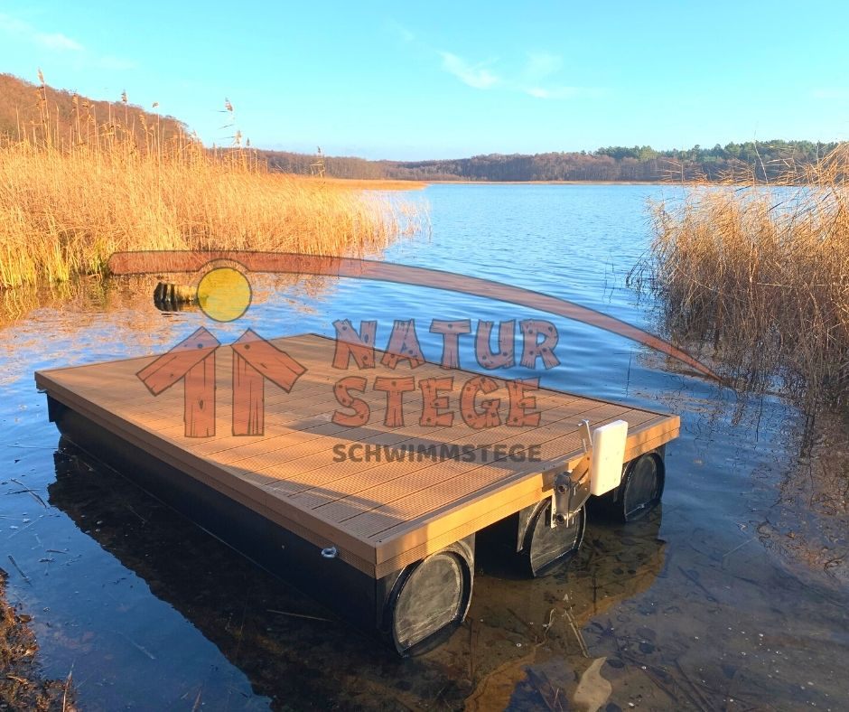 E.03.   Schwimmsteg Modul 3m x 2m mit WPC-Belag