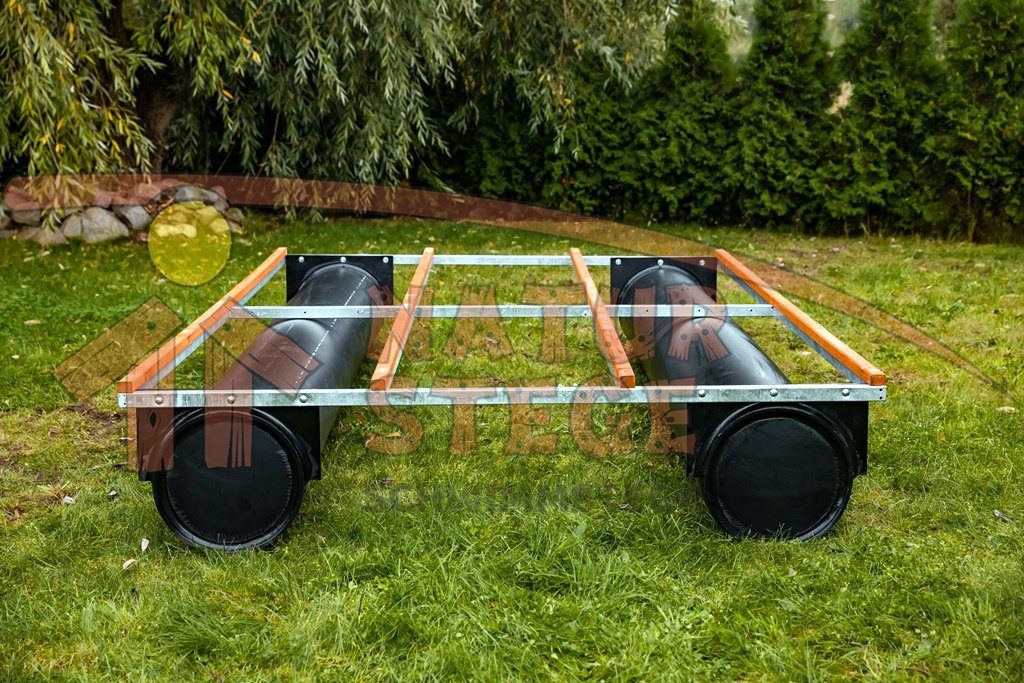 C.01.  Schwimmsteg Modul 3m x 2m ohne Holzbelag
