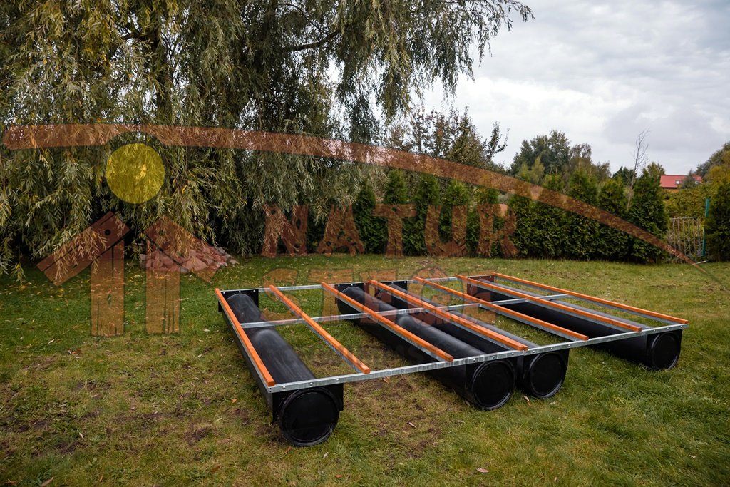 C.06.      Schwimmsteg Modul 3m x 4m ohne Holzbelag